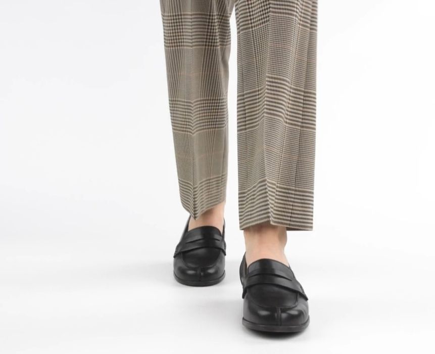 Clarks Nowe loafersy mokasynki Balerinki skóra naturalna czarne roz 38