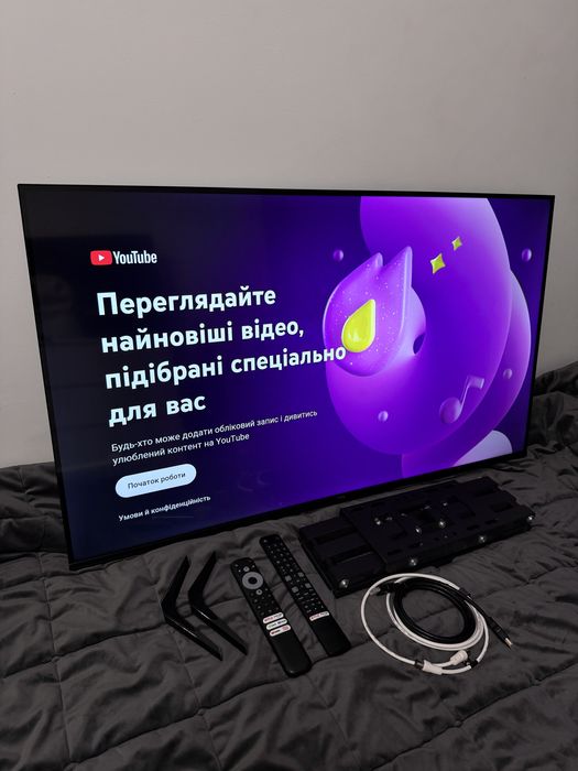 Телевізор TCL 4K HDR TV 43” кріплення у подарунок