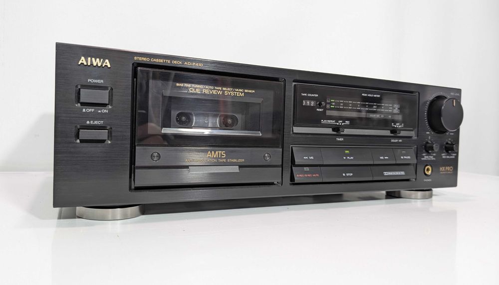 Касетна дека Aiwa AD-F410Z, HX Pro/Dolby/2-ві голови/збірка Сингапур