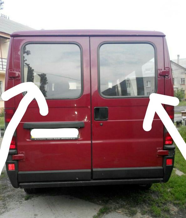 Стекло заднее Peugeot Boxer Пежо Боксер