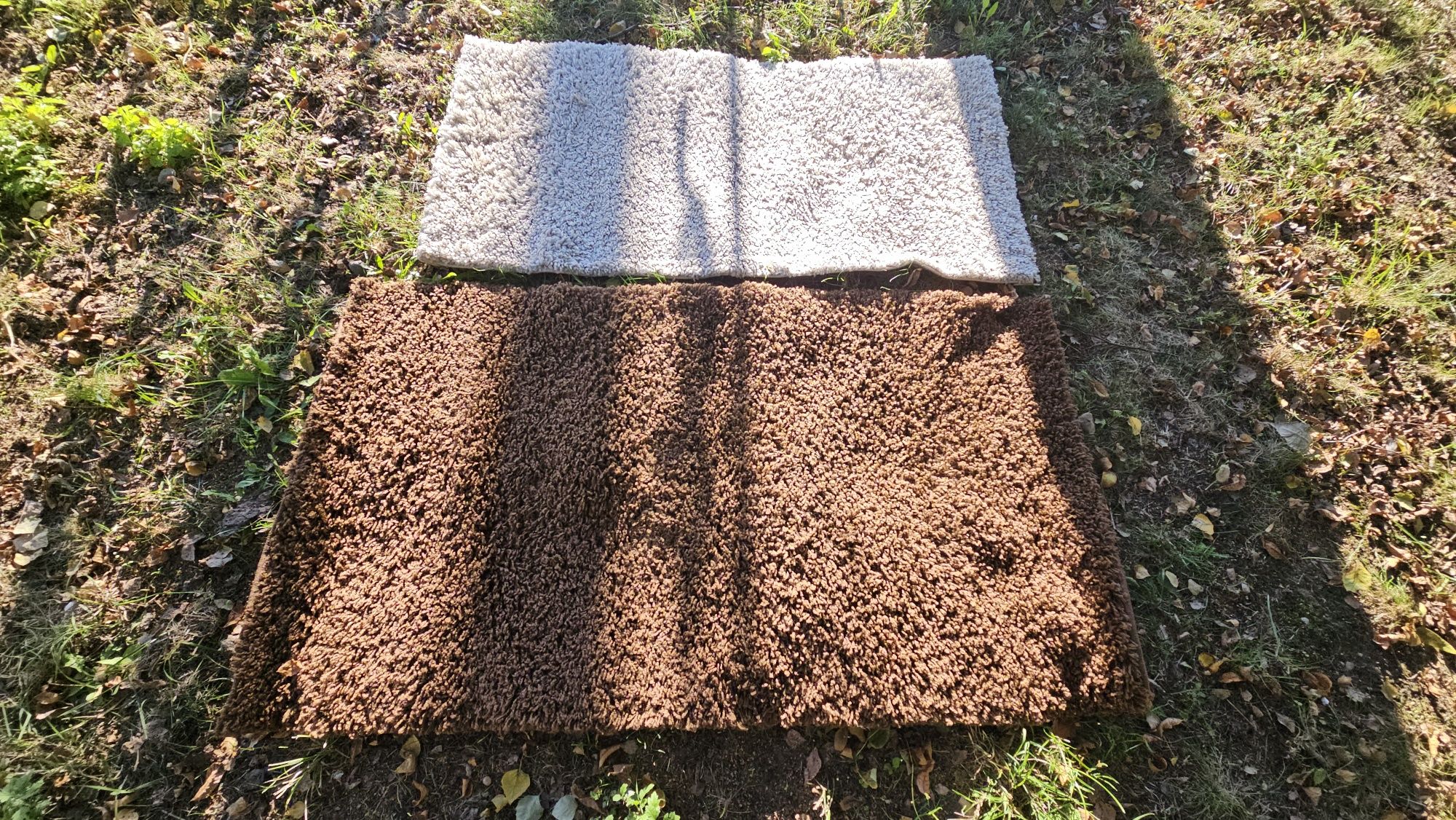 Dywan Chodnik 150x80 Brązowy Shaggy