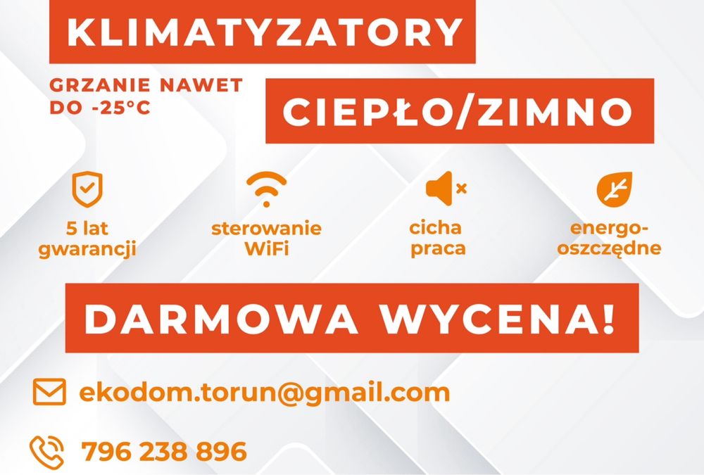 Klimatyzacja Kaisai fly - wraz z montażem