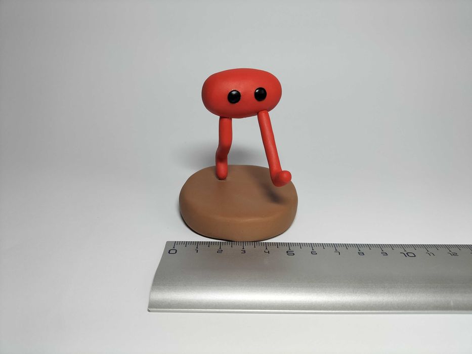 Figurka Trophy #0 Walking Piku z gliny polimerowej z gry Pikuniku