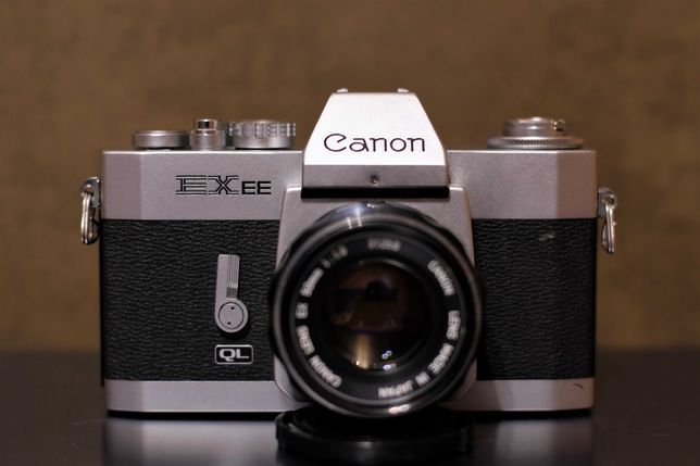 Пленка ему 50 лет Canon EXee 50 1.8 не nikon konica pentax olympus
