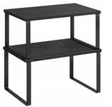 SONGMICS Stojak na przyprawy, zestaw 2 sztuk organizer KCS02B01