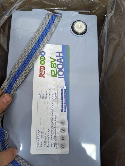 redodo 12в 100аГ lifepo4 акб/з Німеччини + гарантія 1 рік!  акумулятор