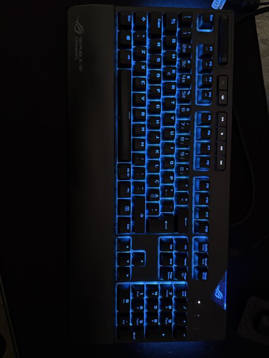 Asus rog strix flare teclado gaming mecanico