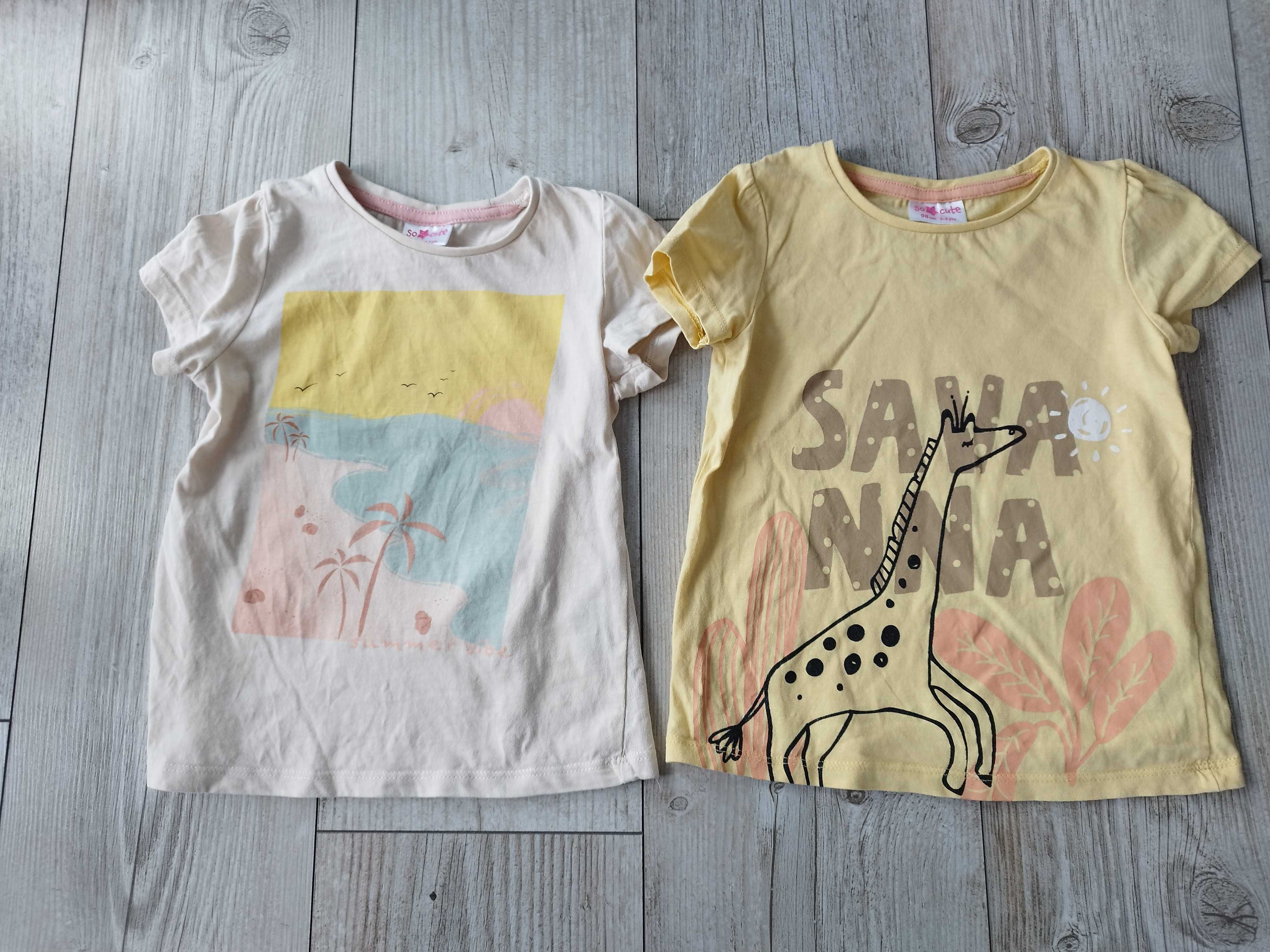T shirt 98cm, koszulka dla dziewczynki, lato, krótki rękaw,
