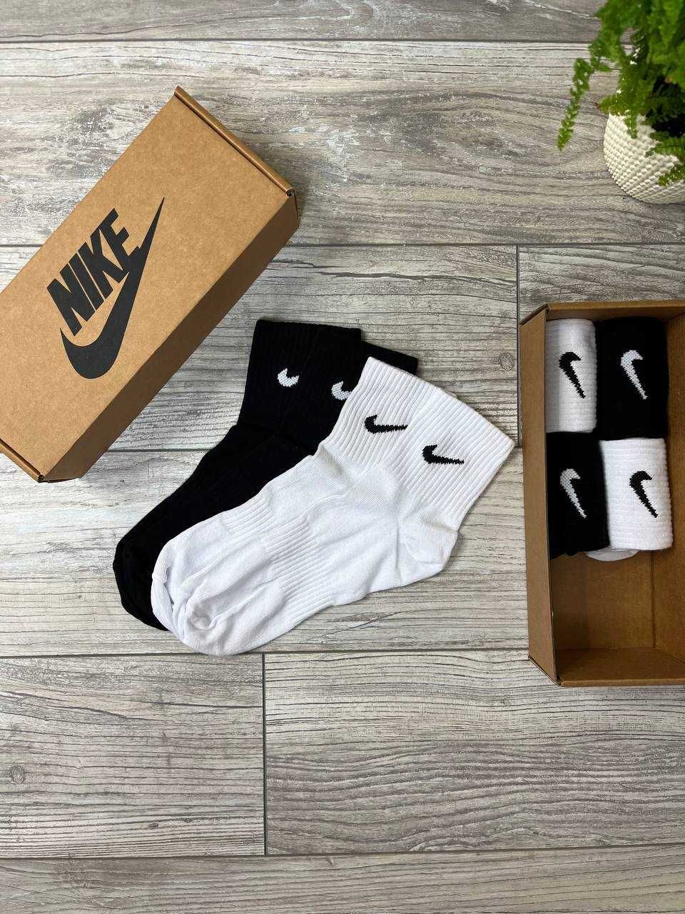 Короткі білі носки nike, носки найк  середні/носки найк/шкарпетки найк