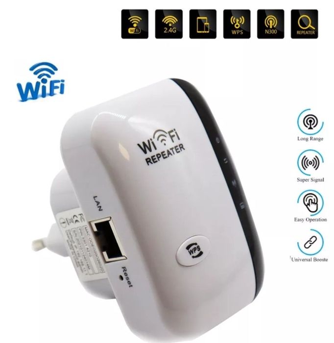 Усилитель WI FI сигнала. Репитер Amplifier N300 802.11N,2,4G