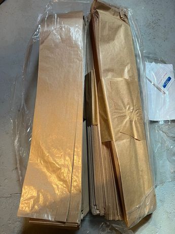 900 sacos de papel 12x60cm - embalamento
