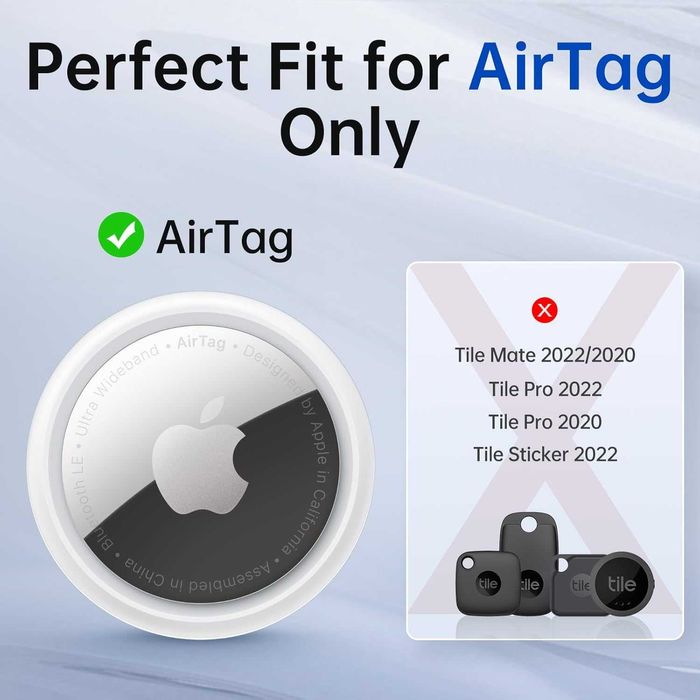 4-pak Etui na Air Tag AirTag odporne na wstrząsy i zarysowania