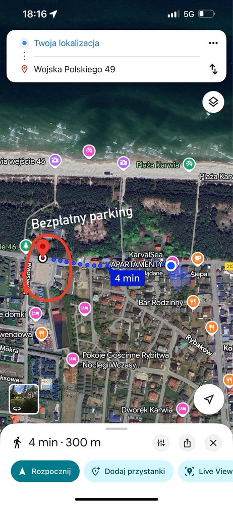 KarvalSea APARTAMENTY w Karwii - Apartamenty i Pokój 2-osobowy