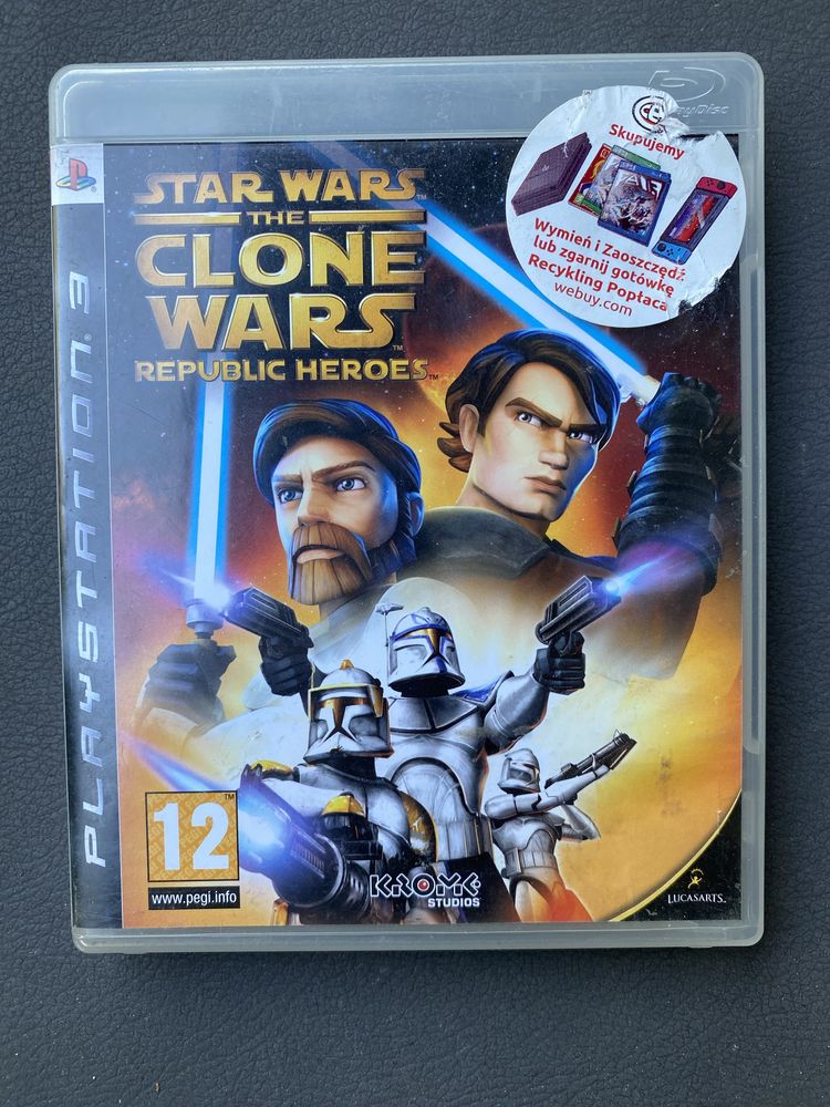 Gra Star Wars Clone Wars Republic heroes PS3 Play Station ps3