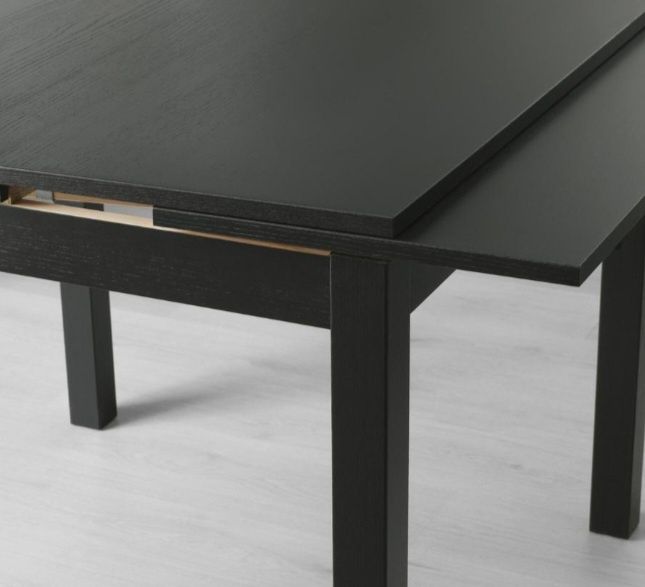 Mesa ikea preta extensível