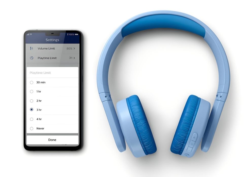 Słuchawki Bezprzewodowe dla Dzieci Philips TAK4206BL Niebieskie