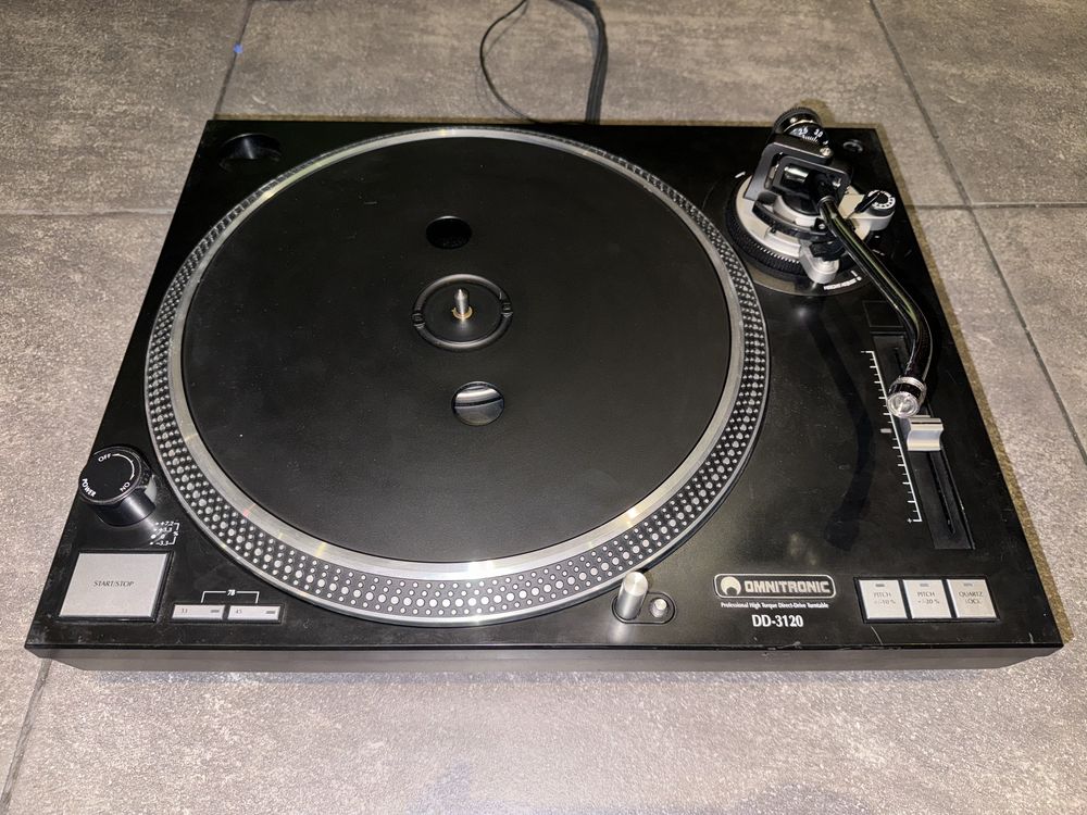 (Gwarancja)CUSTOM  Gramofon Omnitronic dd-3120 direct drive naped bezp
