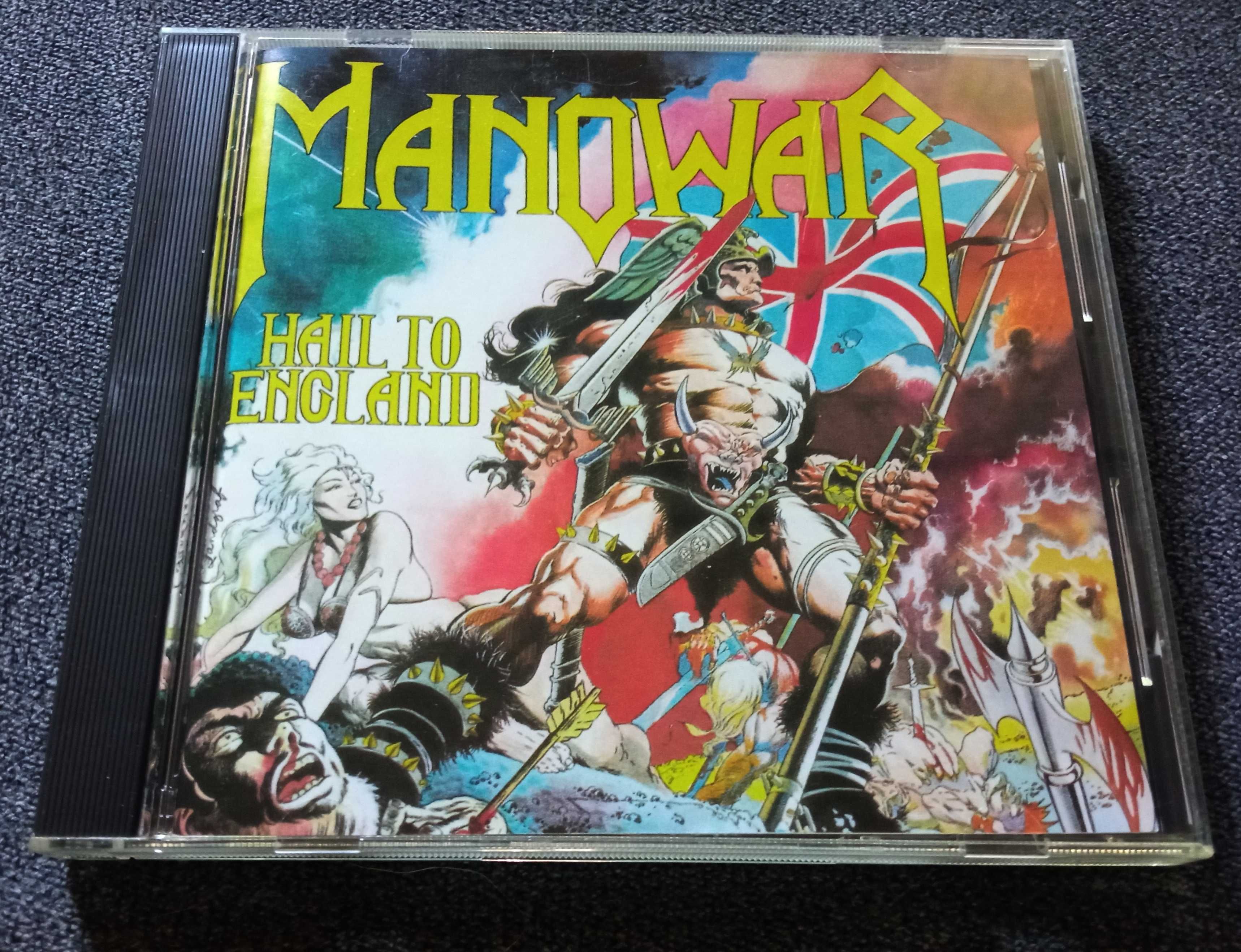 Manowar Hail To England CD 1press Japan jak NOWE!