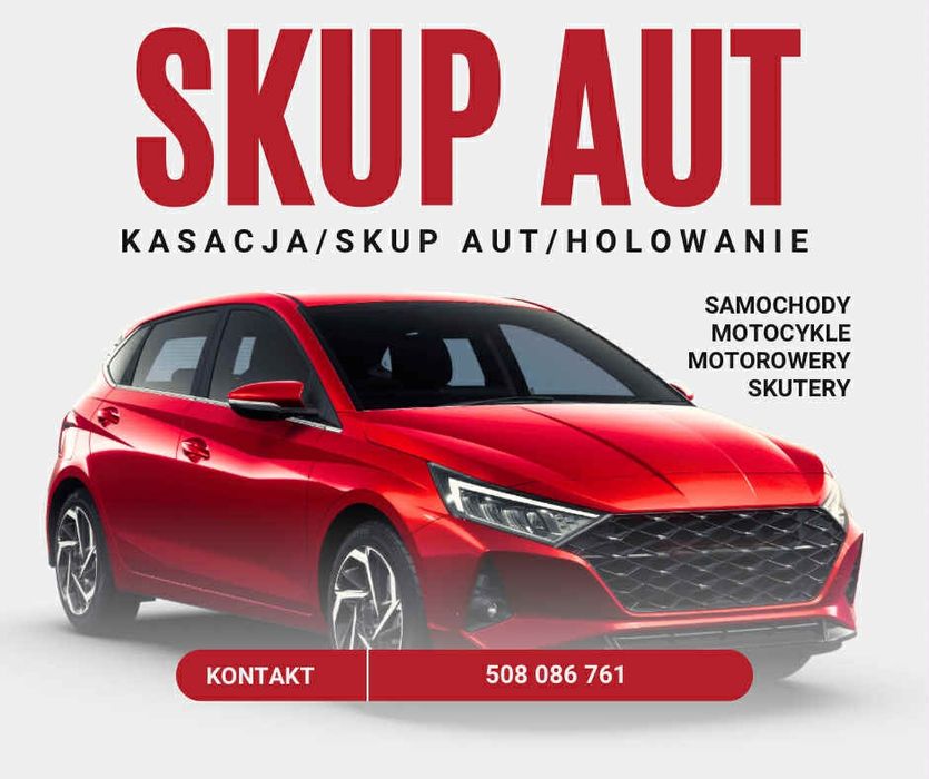 SKUP AUT – HOLOWANIE 24/7 Szybko Tanio Profesjonalnie