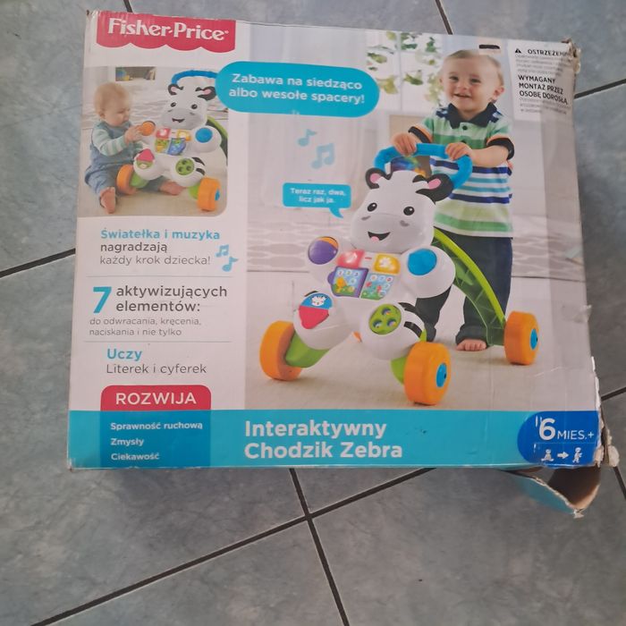 Chodzik Fisher  Price Zebra