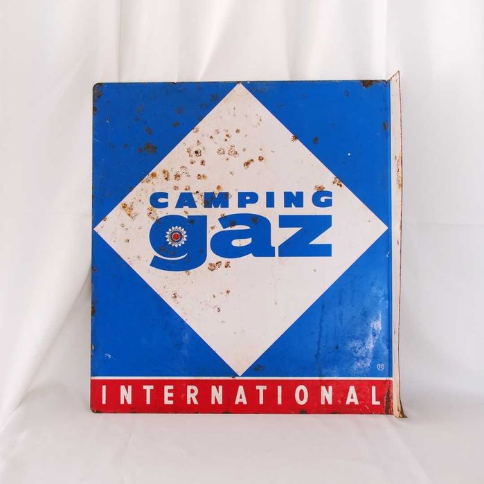 Sinal esmaltado de dupla face Camping Gaz