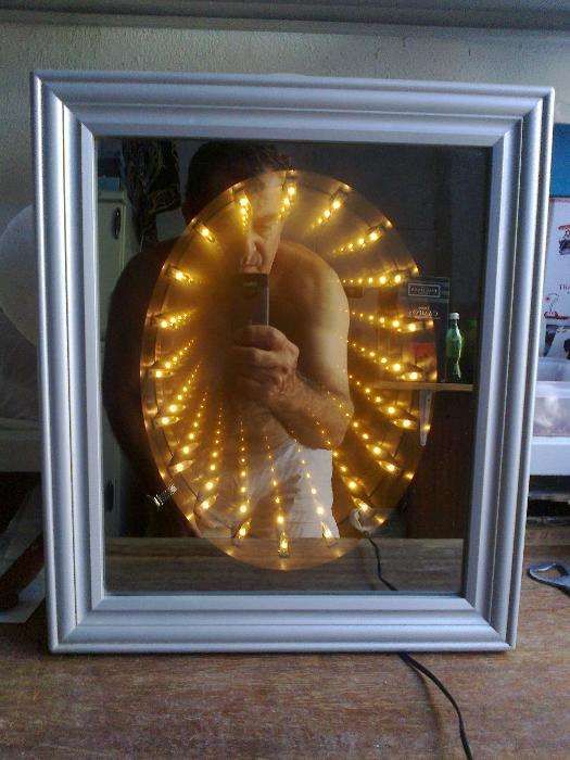 espelho com luz interior