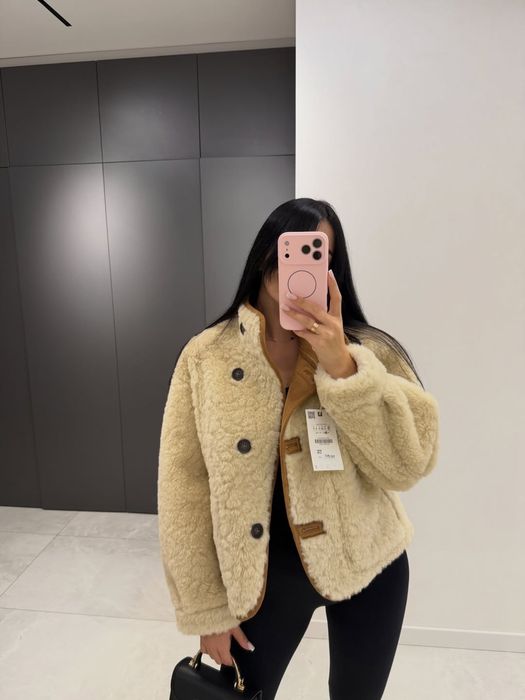 Двостороння дублянка від Zara new