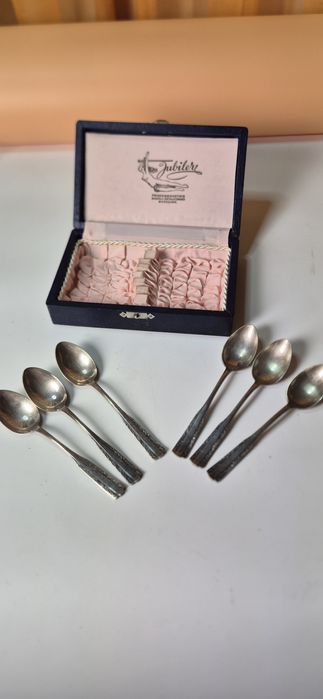 Hefra d. Fraget łyżeczki w pudełku Jubiler komplet na 6 osób 31