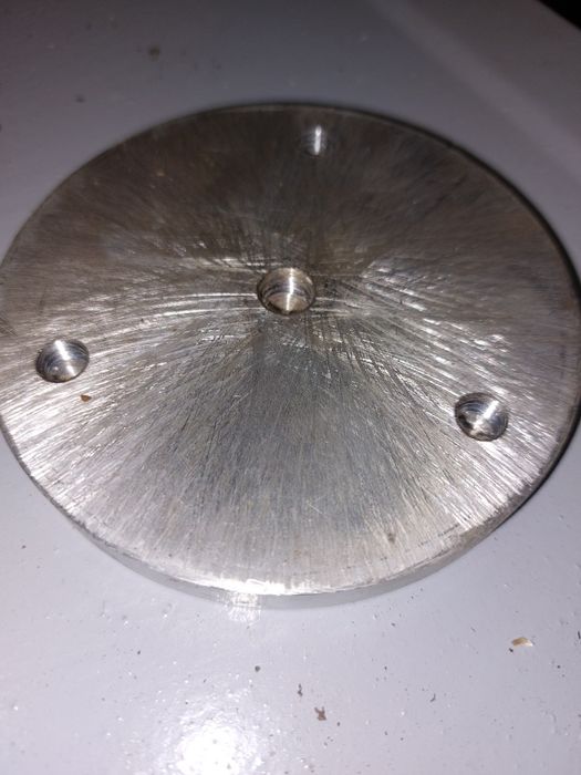 Formatka aluminium krazek mocowanie nóg do blatu 4 szt