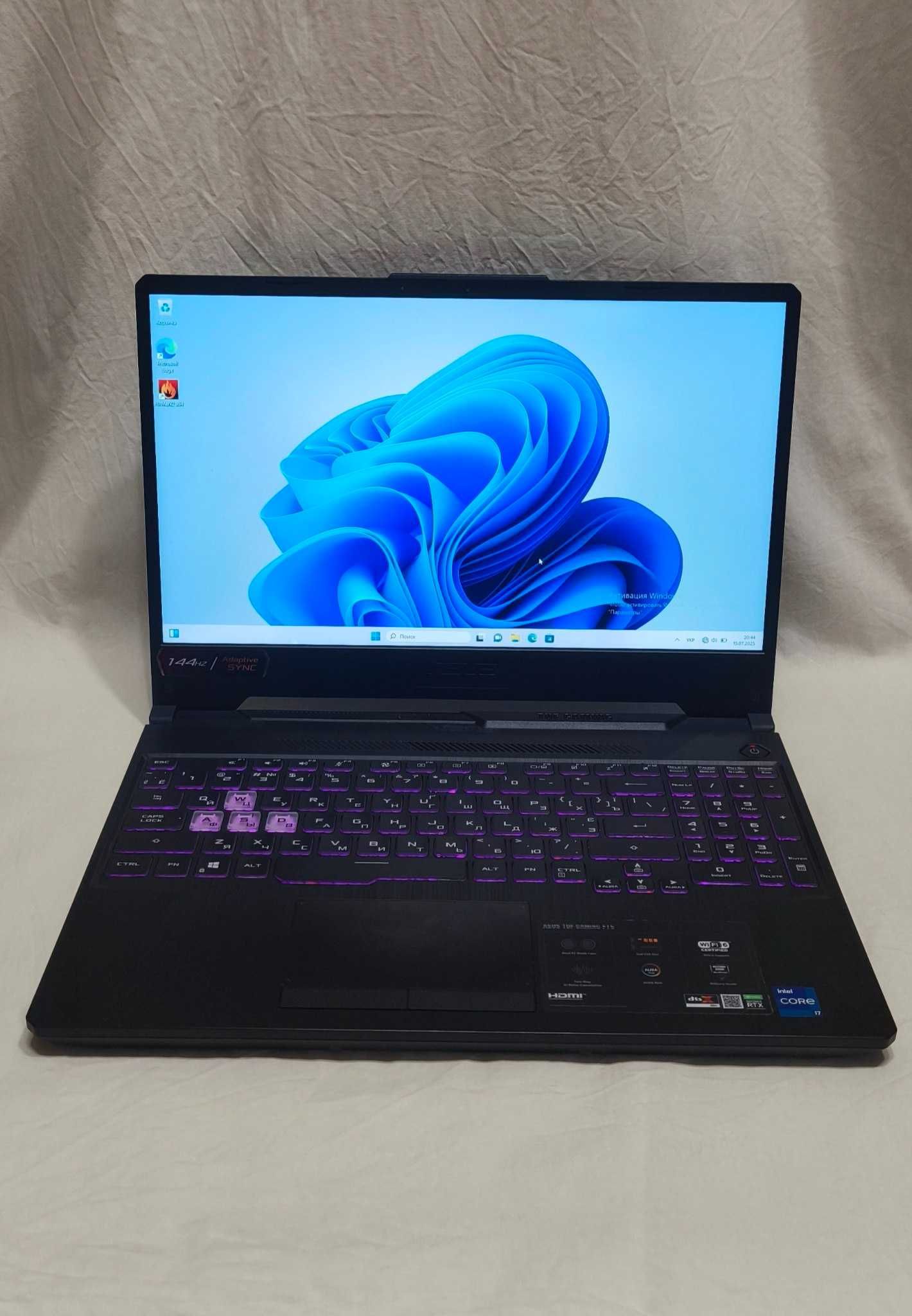Ноутбук ASUS TUF Gaming F15 FX506HC-HN007
