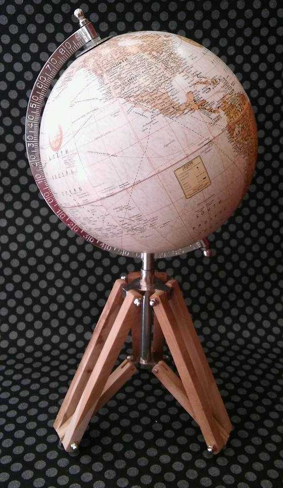 Globo Terrestre Vintage c/tripé