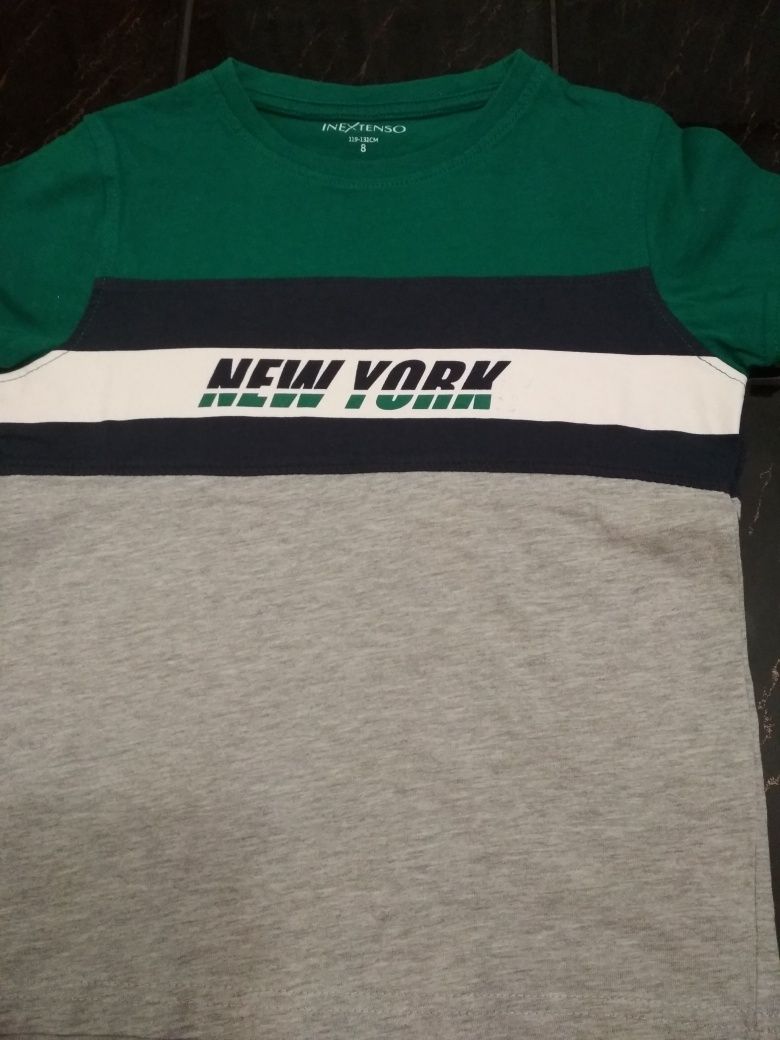 Koszulki /t-shirty chłopięce r 122/128 (wymiary).