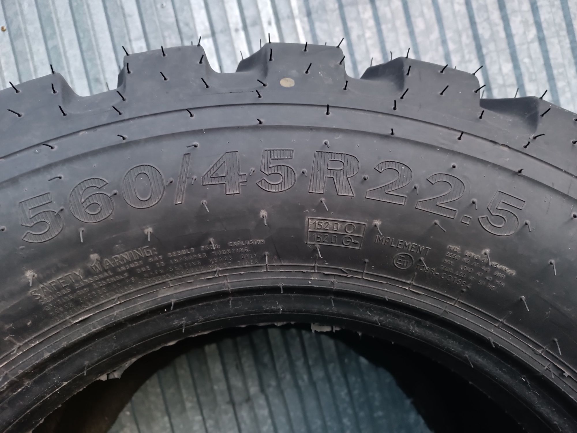 Opona 560/45R22,5 Alliance A882 Agri transport