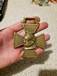 Medalion  odznaczenie mosiężny