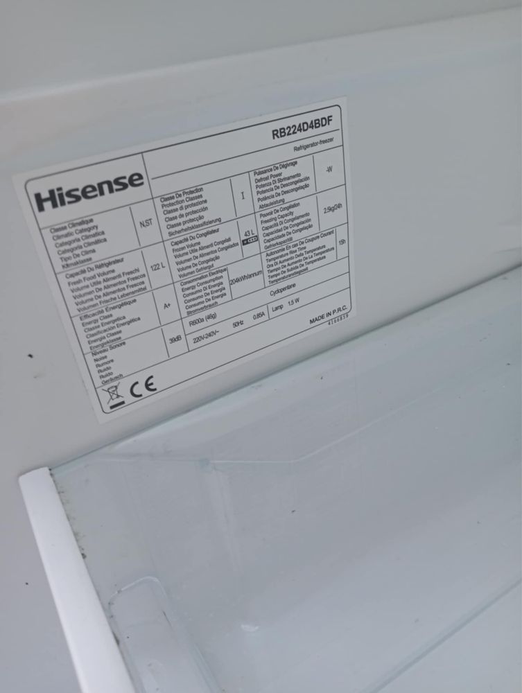 Lodówka Hisense RB224D4BDF