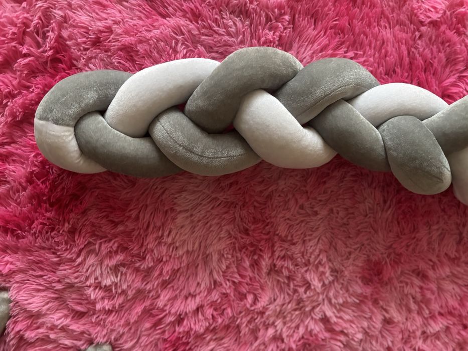 Коса бортик в детскую кроватку