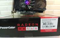 Продам відеокарту Radeon RX 560 4 Gb Power Color