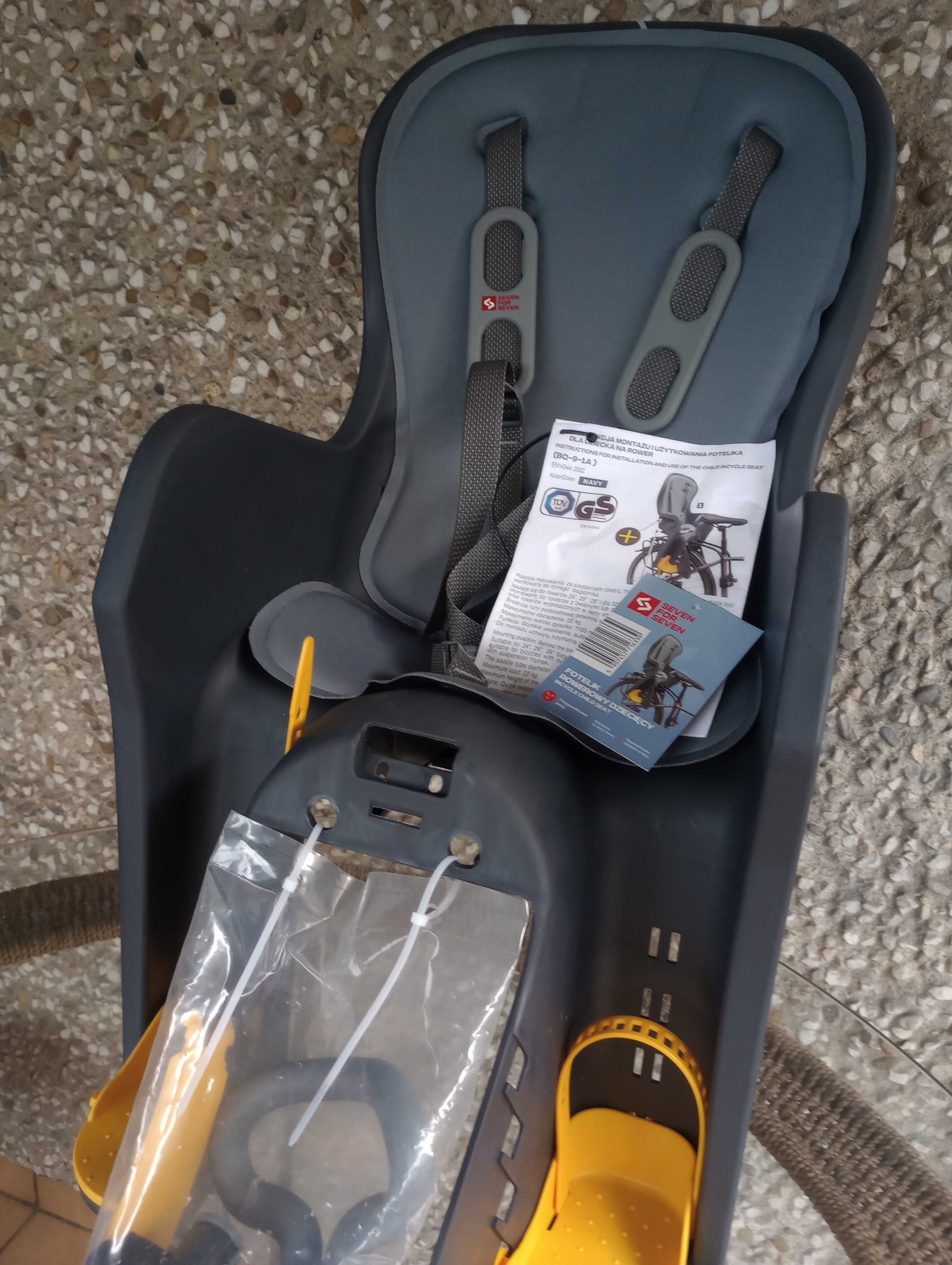 Nowe Komfortowe Krzesełko Rowerowe 22 Kg Jakość OKAZJA !