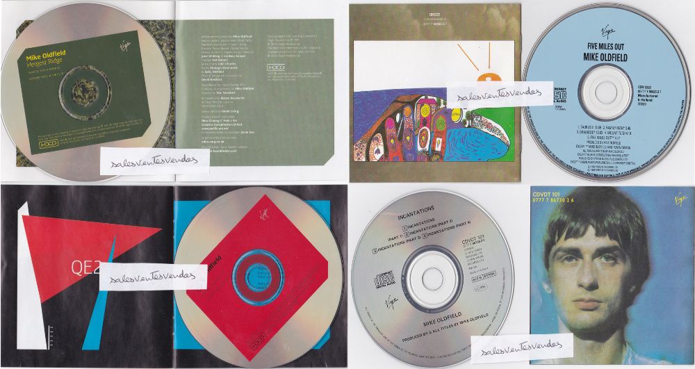 Mike Oldfield Varios CDs Remasterizados