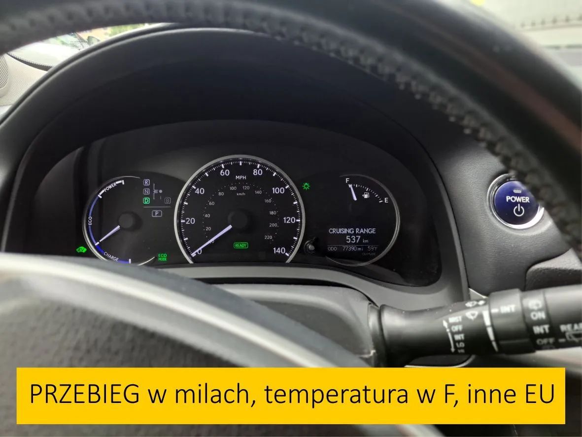 Lexus CT LEXUS CT200h STAN TECHNICZNY 101% lakier do poprawek extra C.E.N.A.!