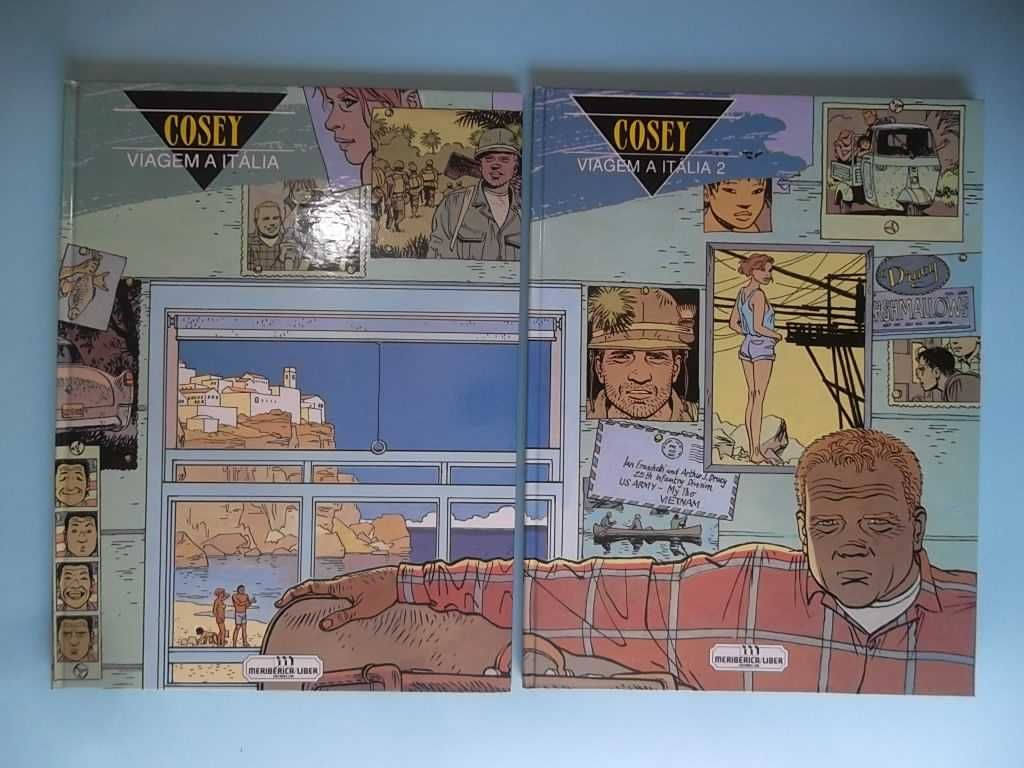 COSEY - Viagem à Itália I e II , ambos em CAPA DURA - Meribérica