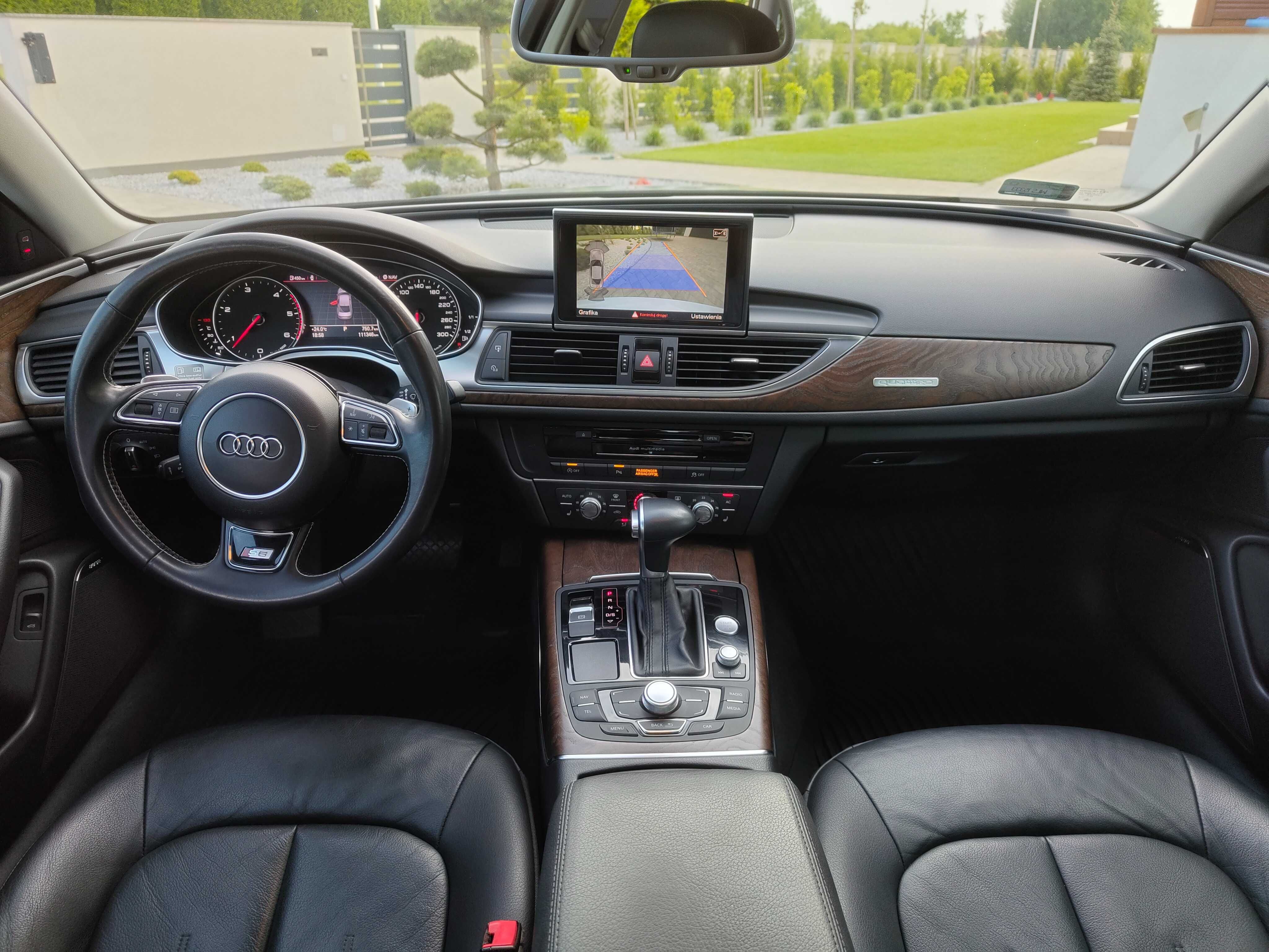 Audi A6 w pakiecie zewnętrznym S6, 3.0 TDI | 2014 | Biała Perła.