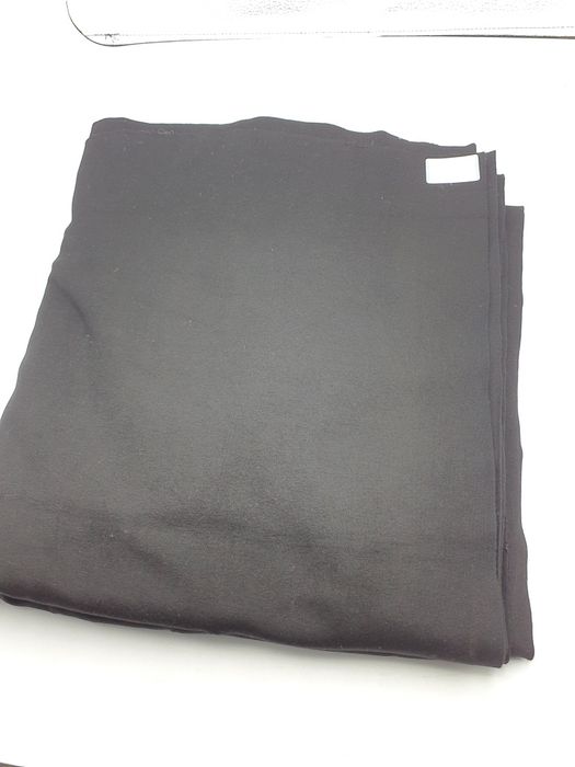 Dzianina czarna tunel kupon 2,90 m.x 68 cm.