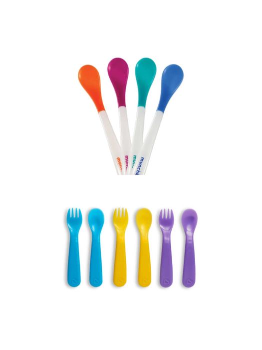 Тарілка секційна Munchkin мисочка з кришкой ложка виделка термо