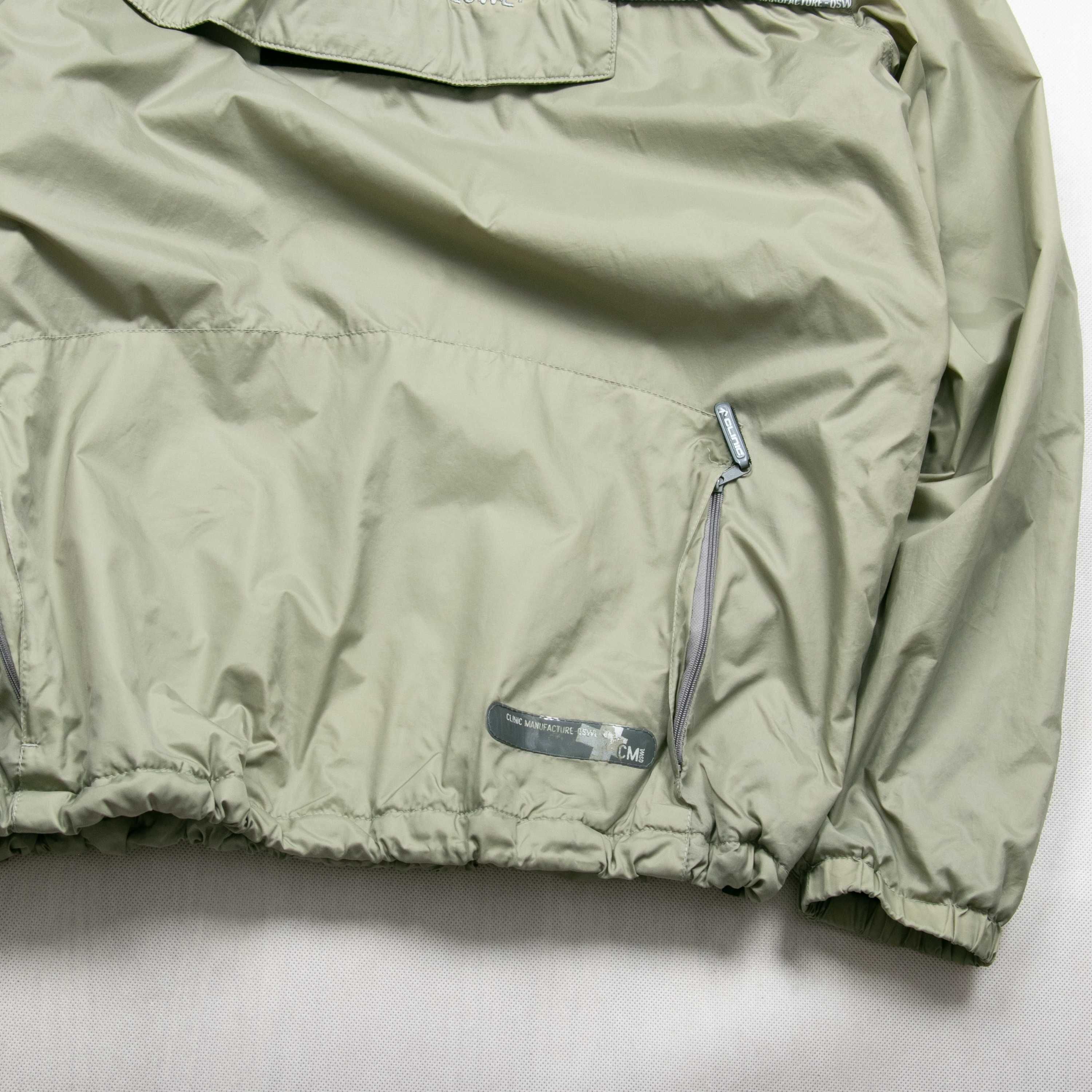 Clinic y2k baggy kurtka anorak polarowa ocieplana XL