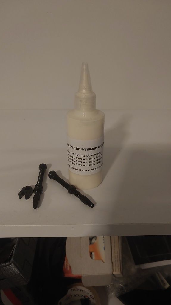 Mleczko Trezado do systemu bęzdętkowego, 100 ml + zawory i klucz