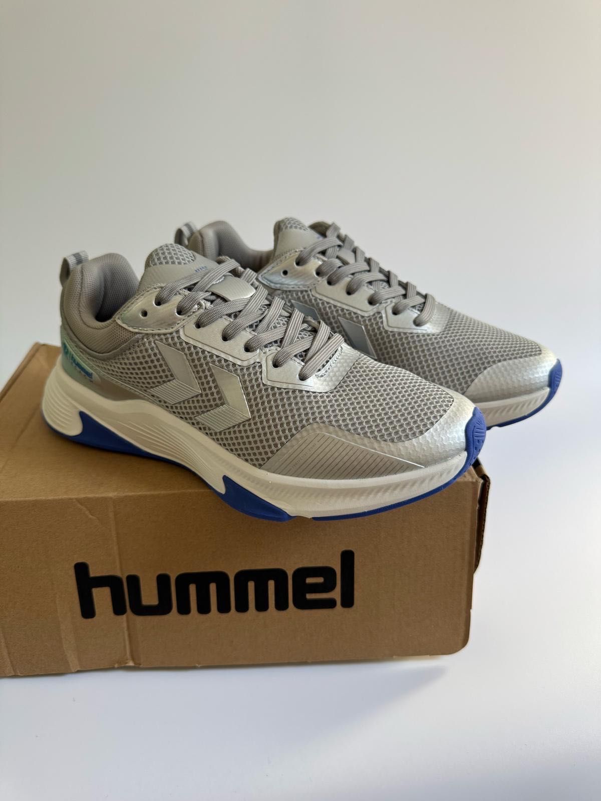 Nowe sneakersy sportowe HUMMEL REACH TR CORE SILVER srebrne 38