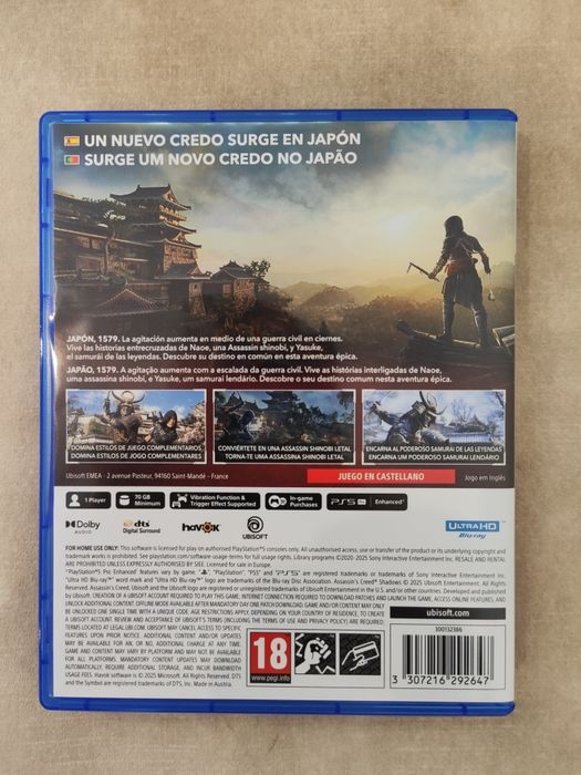 Assassin's Creed Shadows PS5