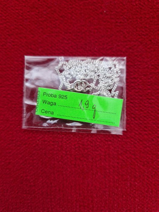 Srebrne łańcuszki próba 925 Nowe, nieużywane