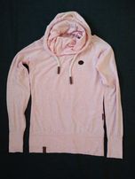 NAKETANO  , bluza damska z kapturem  , XS,różowa